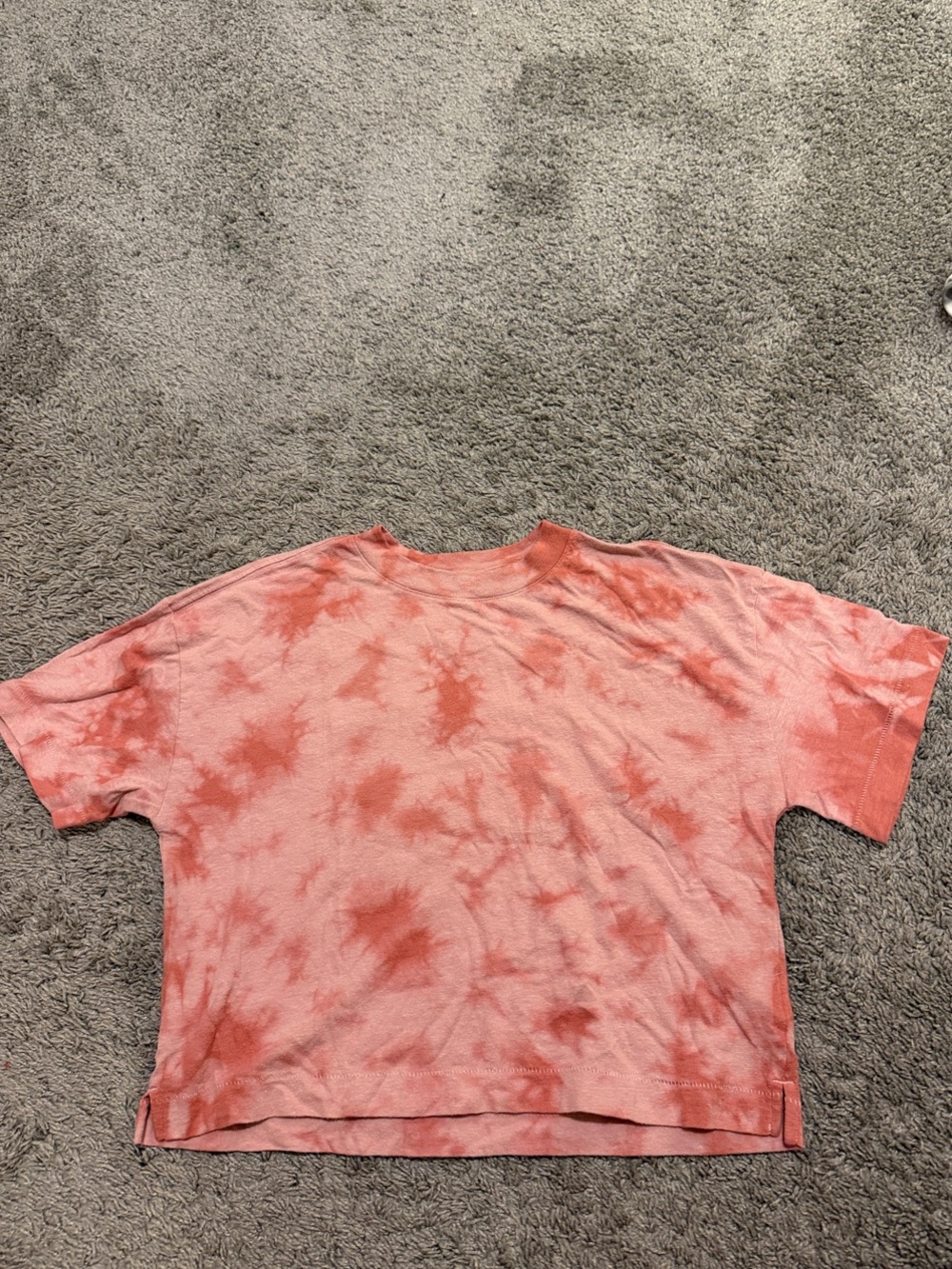GAP Teen Cropped Tee in Dusty Coral